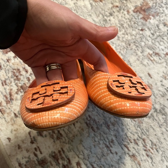 Tory Burch coral ballet flats | size 9 - Picture 2 of 6